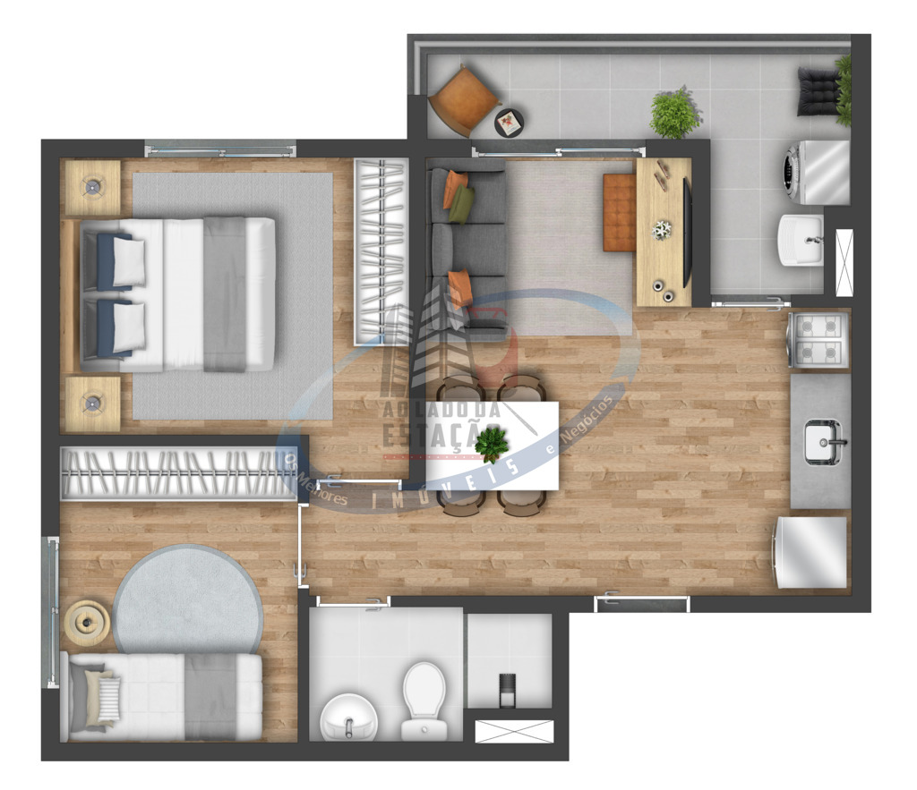 Apartamento, 2 quartos, 36 m² - Foto 19