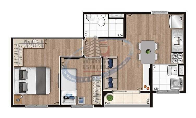 Apartamento à venda com 2 quartos, 37m² - Foto 15