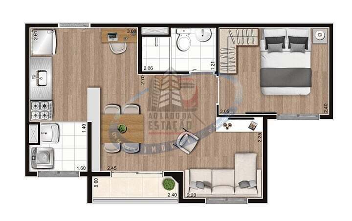 Apartamento à venda com 2 quartos, 37m² - Foto 14