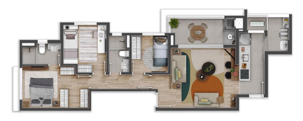 Apartamento, 3 quartos, 81 m² - Foto 23