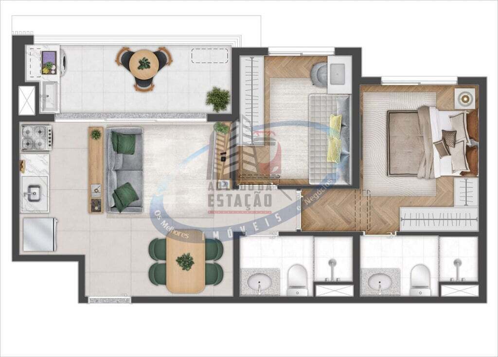 Apartamento, 2 quartos, 49 m² - Foto 15