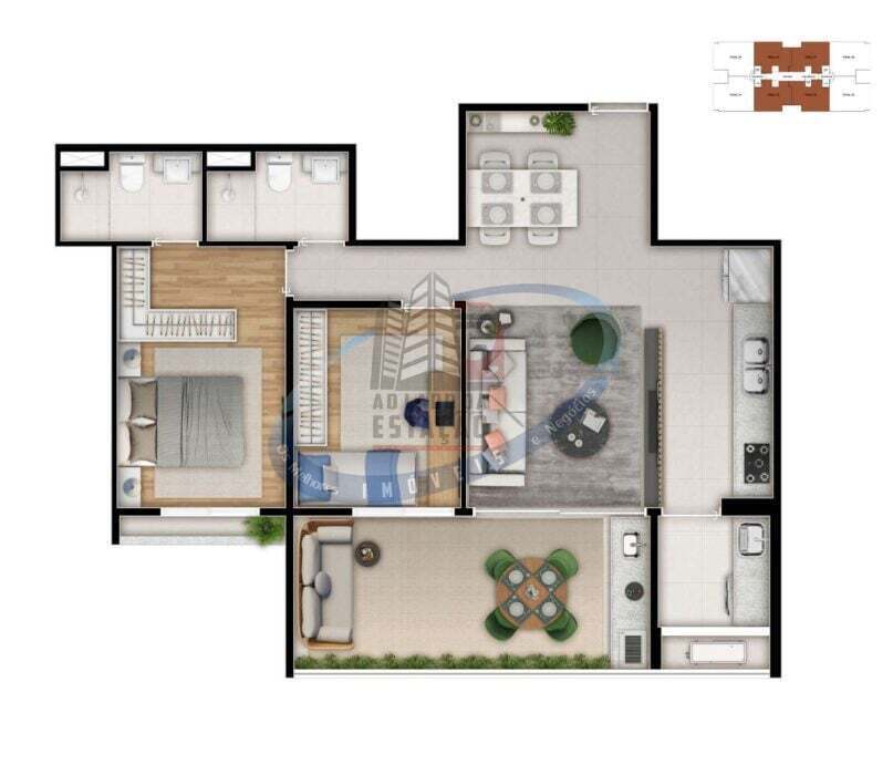 Apartamento, 2 quartos, 72 m² - Foto 27