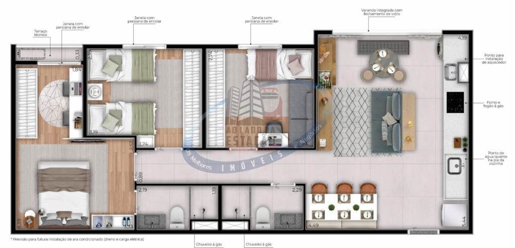 Apartamento, 3 quartos, 77 m² - Foto 18