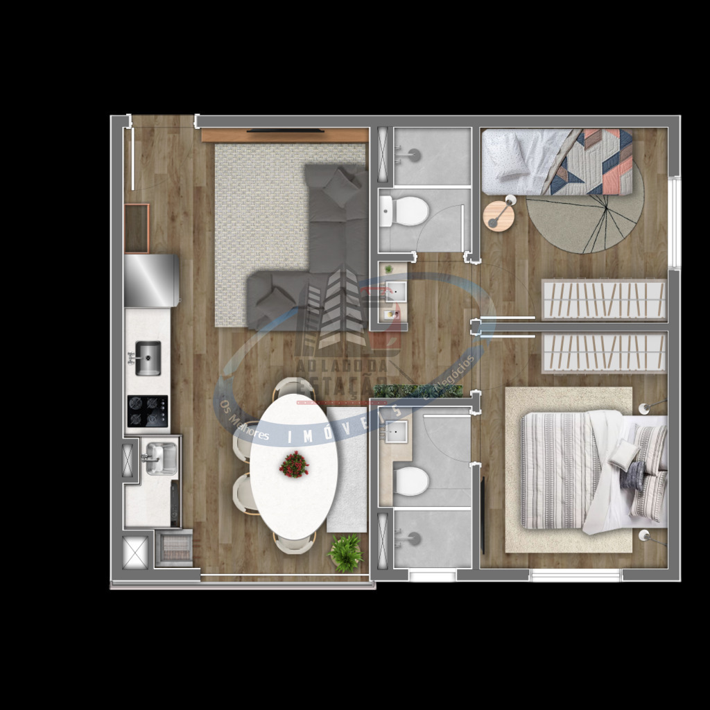 Apartamento, 2 quartos, 45 m² - Foto 28