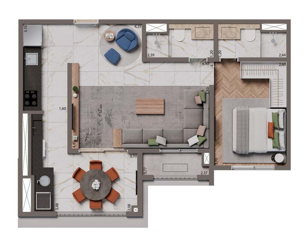 Apartamento, 3 quartos, 84 m² - Foto 18
