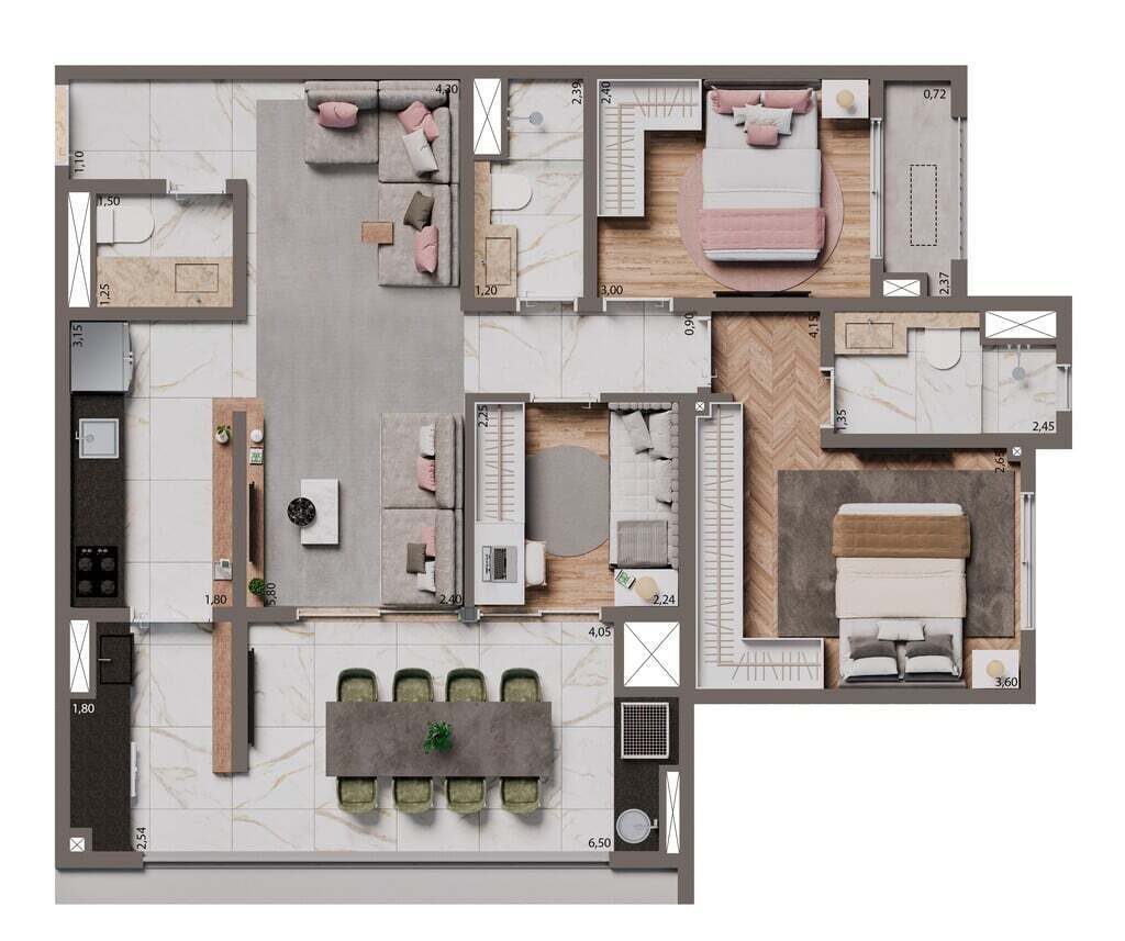 Apartamento, 3 quartos, 84 m² - Foto 22