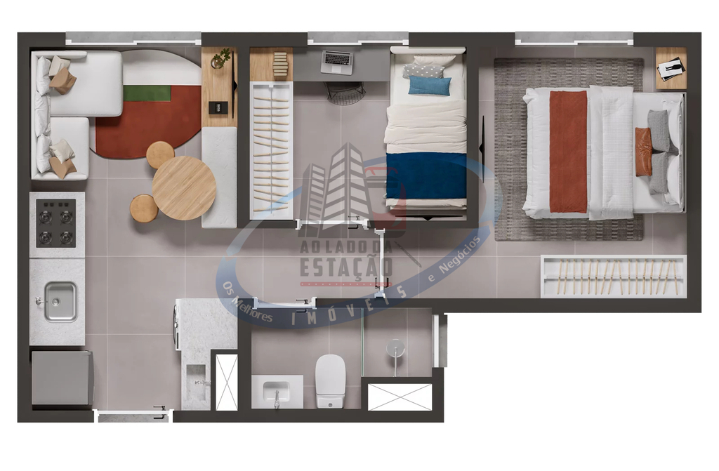 Apartamento à venda com 2 quartos, 32m² - Foto 19