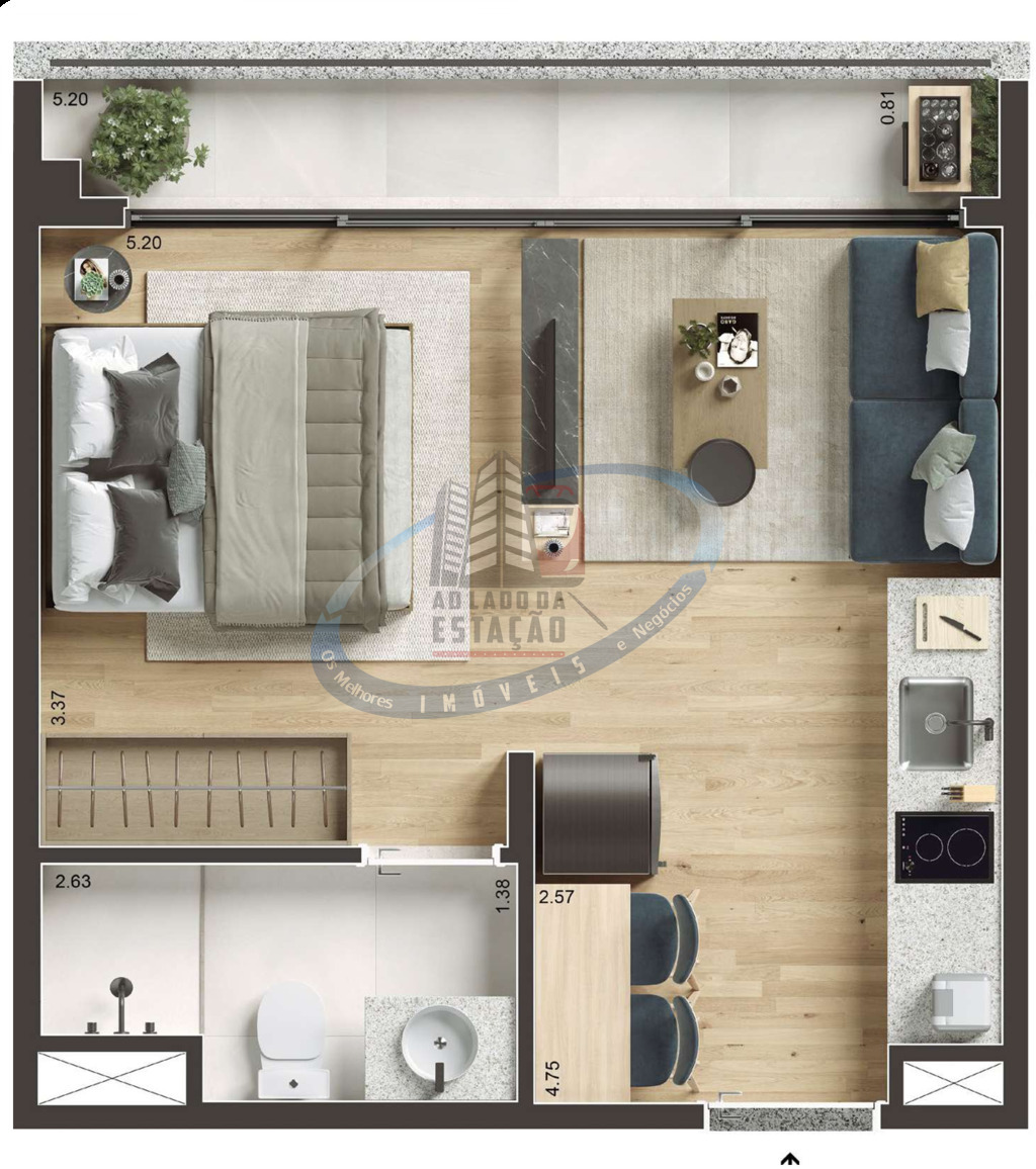 Apartamento, 1 quarto, 29 m² - Foto 23
