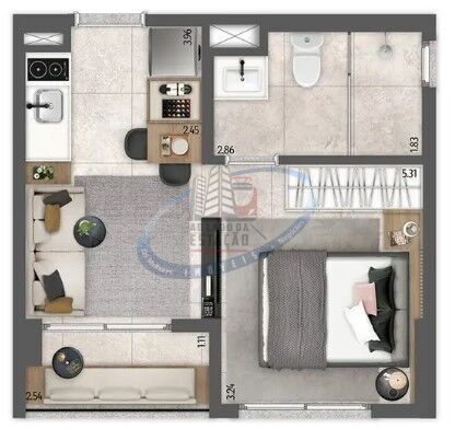 Apartamento, 1 quarto, 29 m² - Foto 14