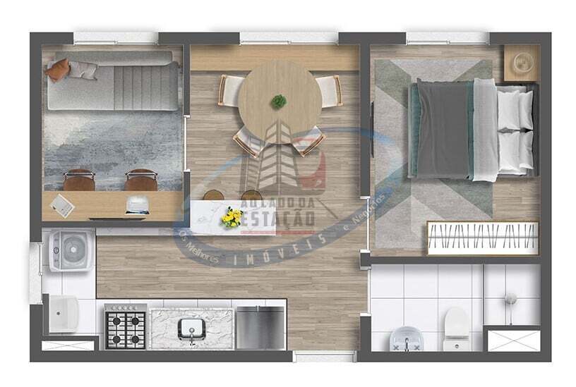 Apartamento, 2 quartos, 33 m² - Foto 21