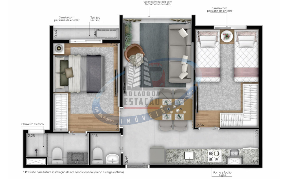 Apartamento, 2 quartos, 56 m² - Foto 16
