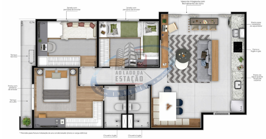 Apartamento, 2 quartos, 56 m² - Foto 19