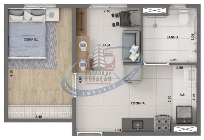 Apartamento, 2 quartos, 49 m² - Foto 22