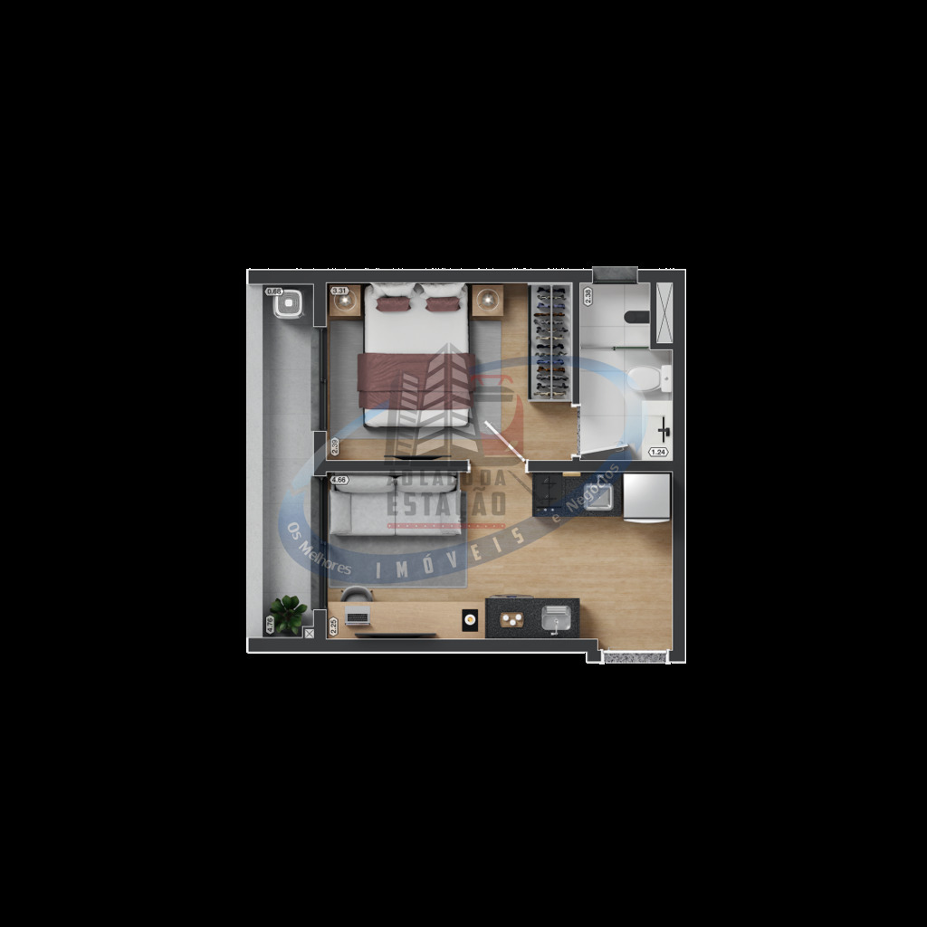Apartamento, 2 quartos, 35 m² - Foto 30