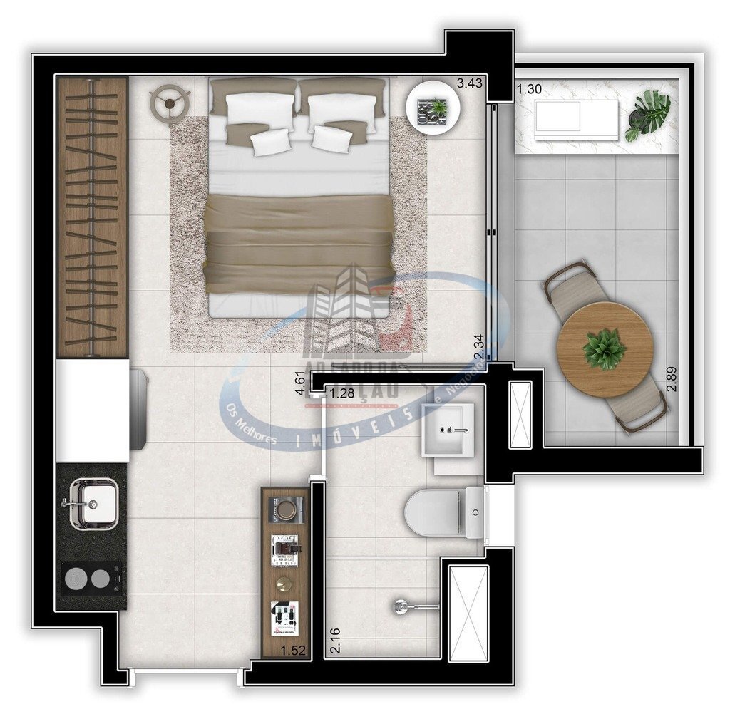 Apartamento, 1 quarto, 24 m² - Foto 25