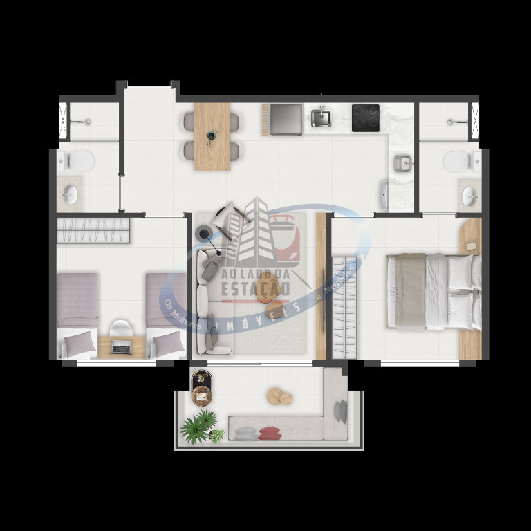 Apartamento, 2 quartos, 49 m² - Foto 39