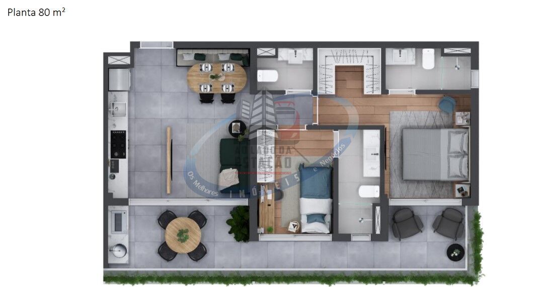 Apartamento, 2 quartos, 80 m² - Foto 24
