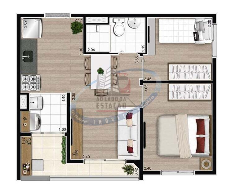 Apartamento à venda com 2 quartos, 38m² - Foto 23