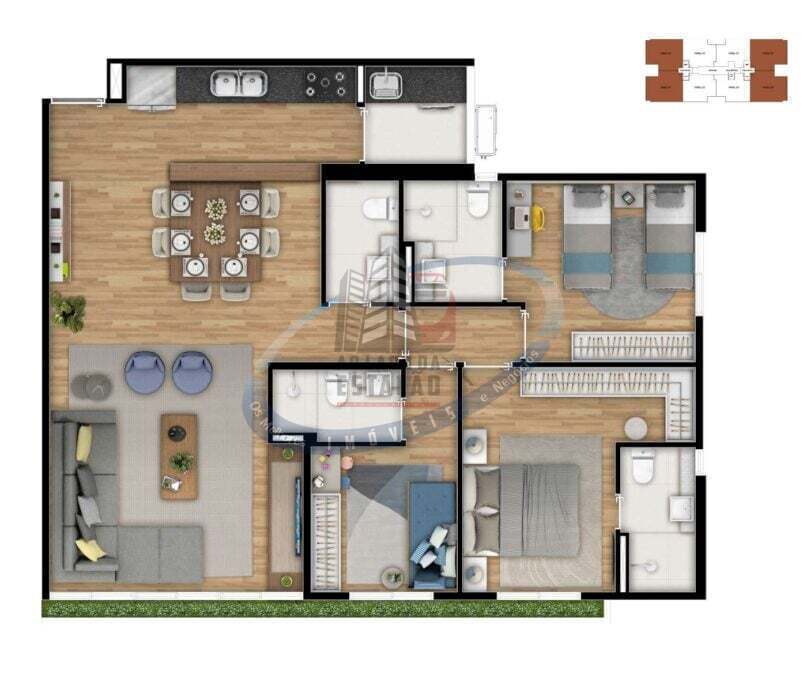 Apartamento, 3 quartos, 89 m² - Foto 29