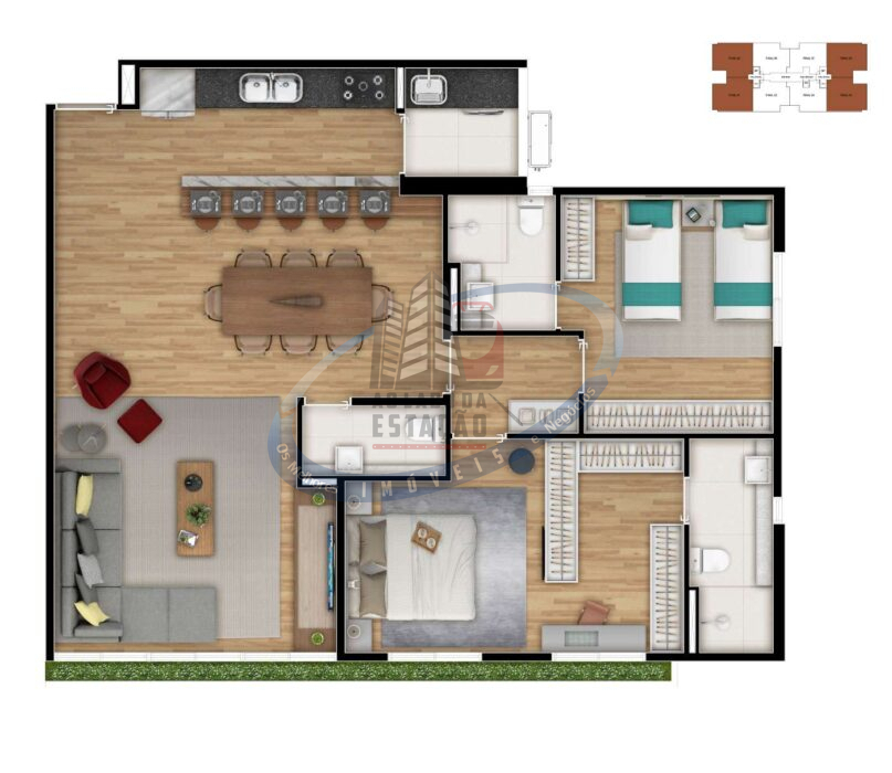 Apartamento, 3 quartos, 89 m² - Foto 28