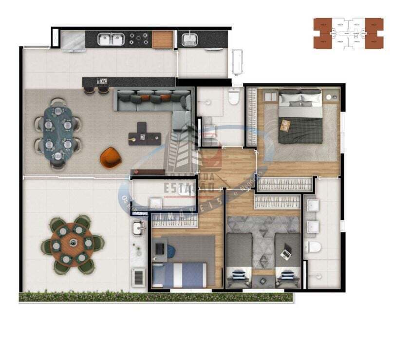 Apartamento, 3 quartos, 89 m² - Foto 27