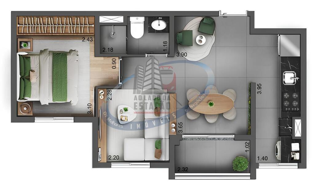 Apartamento, 1 quarto, 27 m² - Foto 27