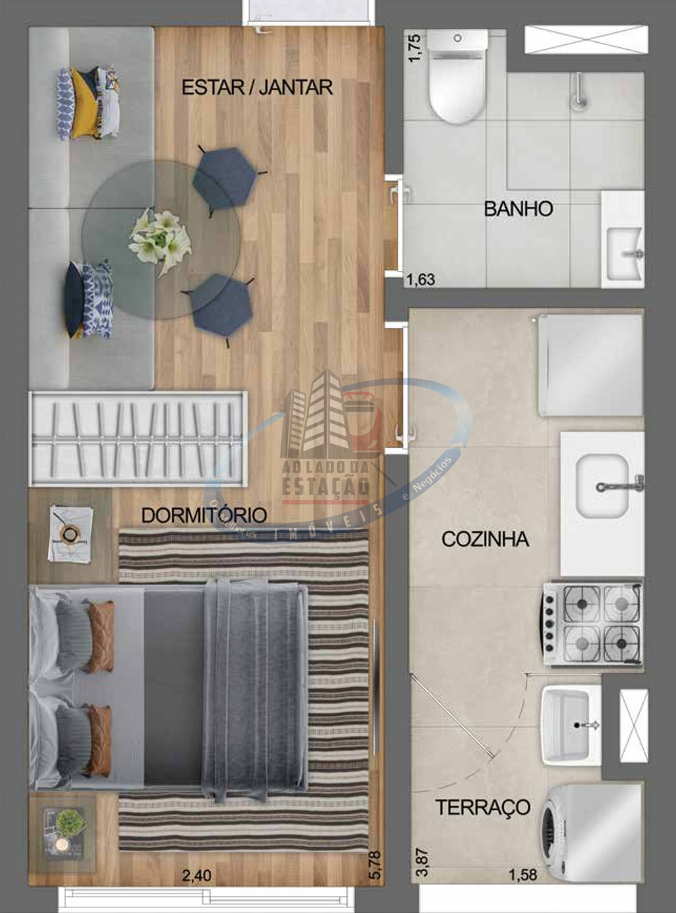 Apartamento, 1 quarto, 27 m² - Foto 11