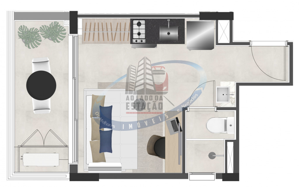 Apartamento, 1 quarto, 18 m² - Foto 51