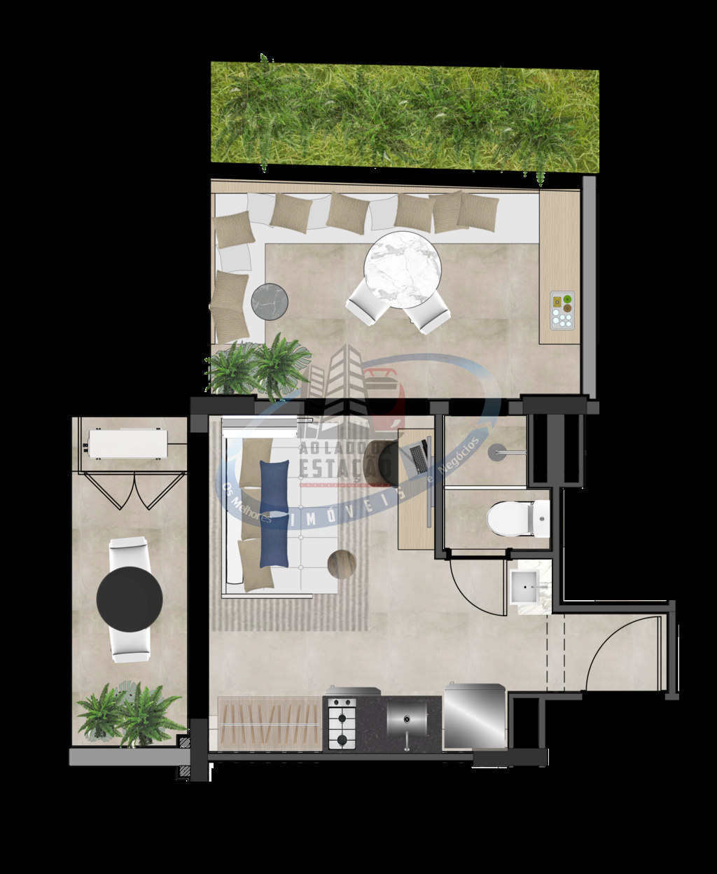 Apartamento, 1 quarto, 18 m² - Foto 52