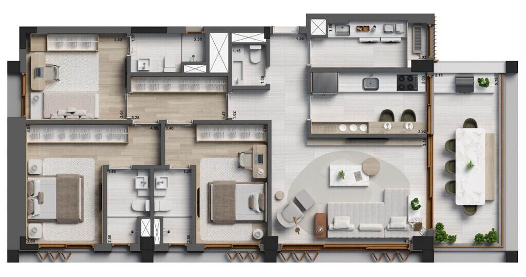 Apartamento, 3 quartos, 91 m² - Foto 28