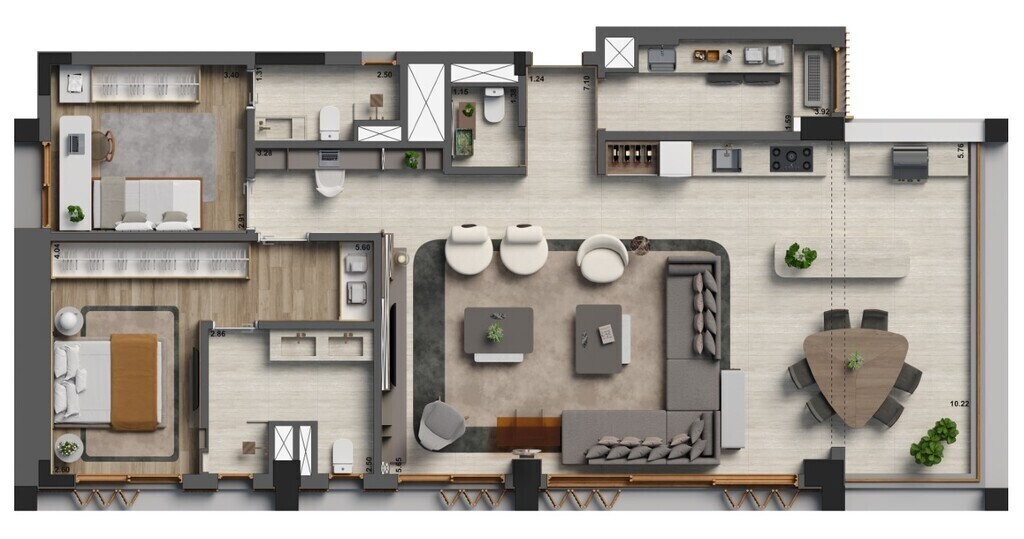 Apartamento, 3 quartos, 91 m² - Foto 29