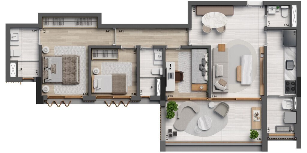 Apartamento, 3 quartos, 91 m² - Foto 26