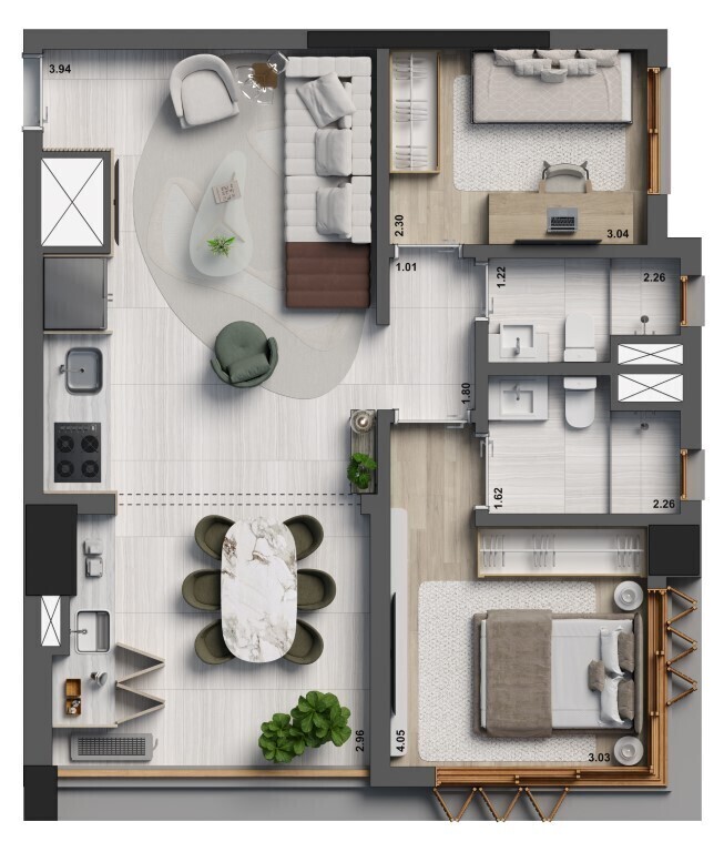 Apartamento, 3 quartos, 91 m² - Foto 24