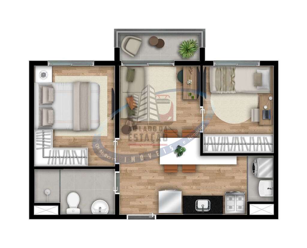 Apartamento, 2 quartos, 40 m² - Foto 22
