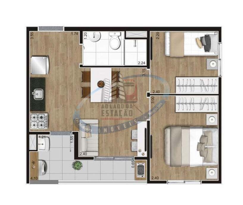 Apartamento, 2 quartos, 38 m² - Foto 29