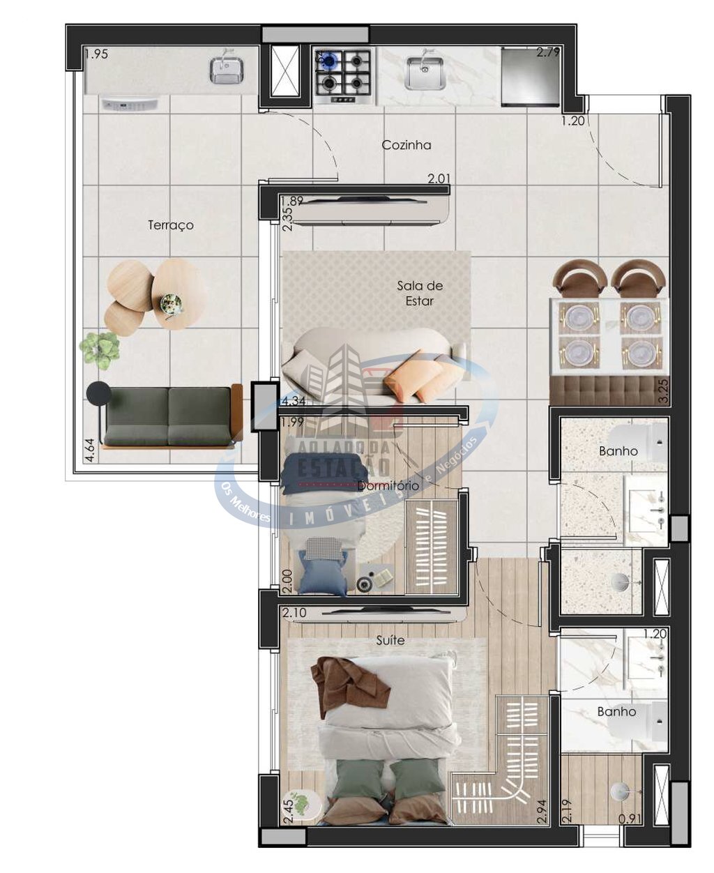 Apartamento, 2 quartos, 51 m² - Foto 25