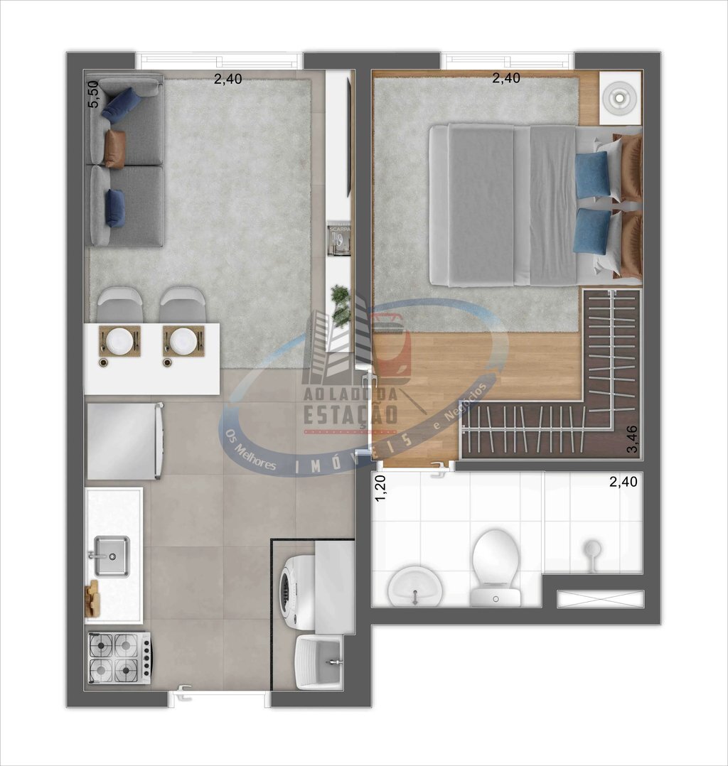 Apartamento à venda com 1 quarto, 29m² - Foto 32
