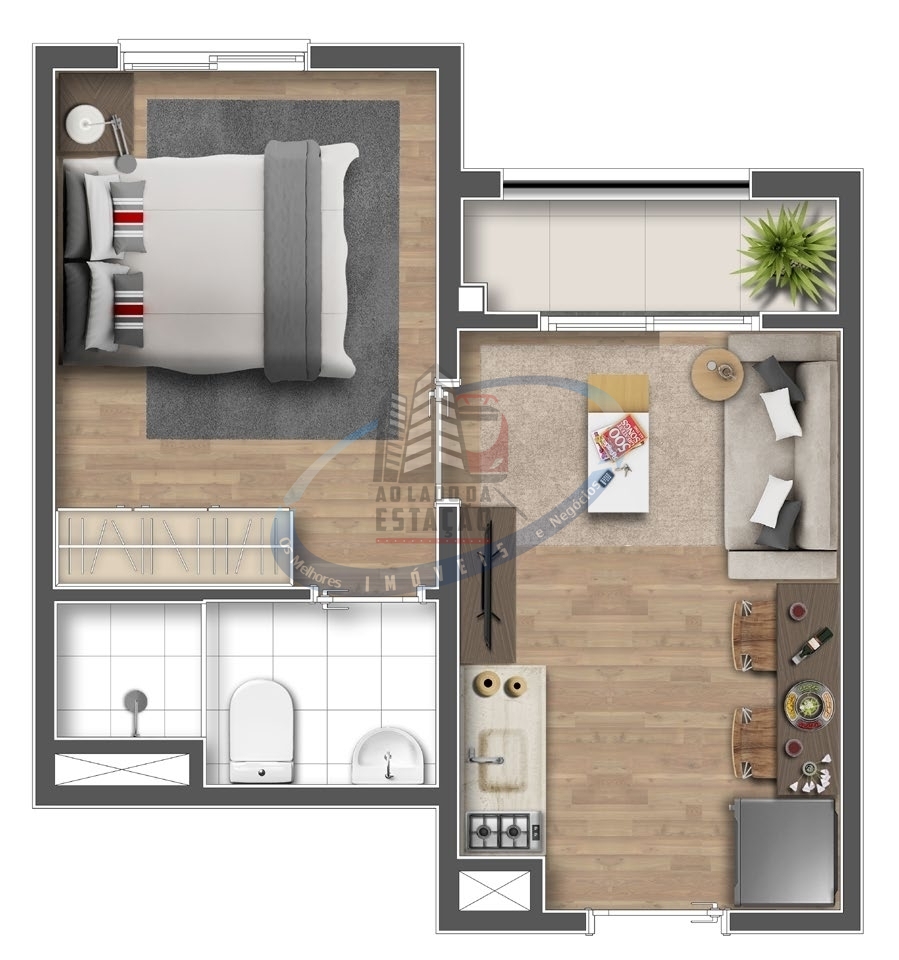 Apartamento, 1 quarto, 24 m² - Foto 23