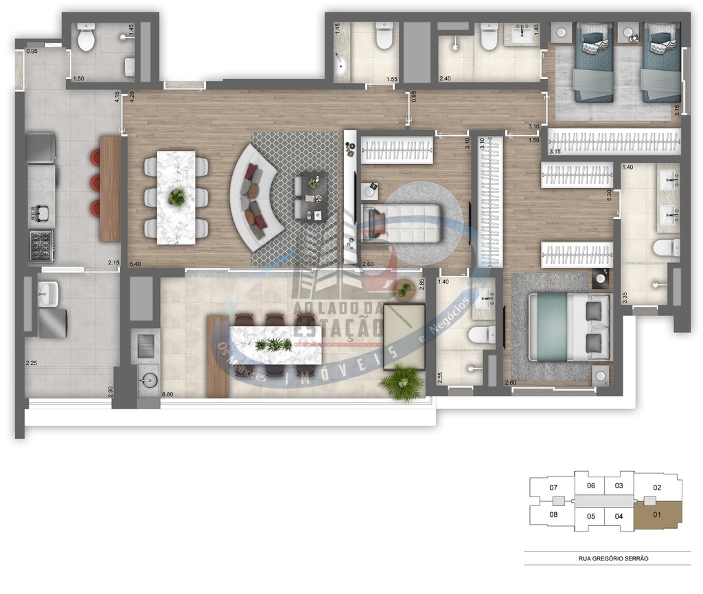 Apartamento, 3 quartos, 131 m² - Foto 15