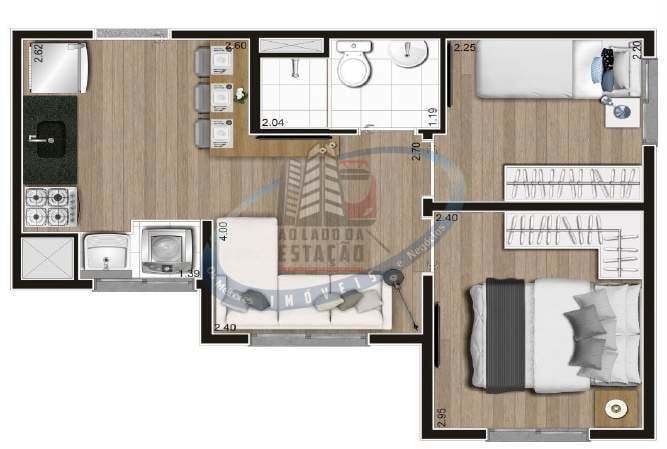Apartamento, 2 quartos, 32 m² - Foto 16