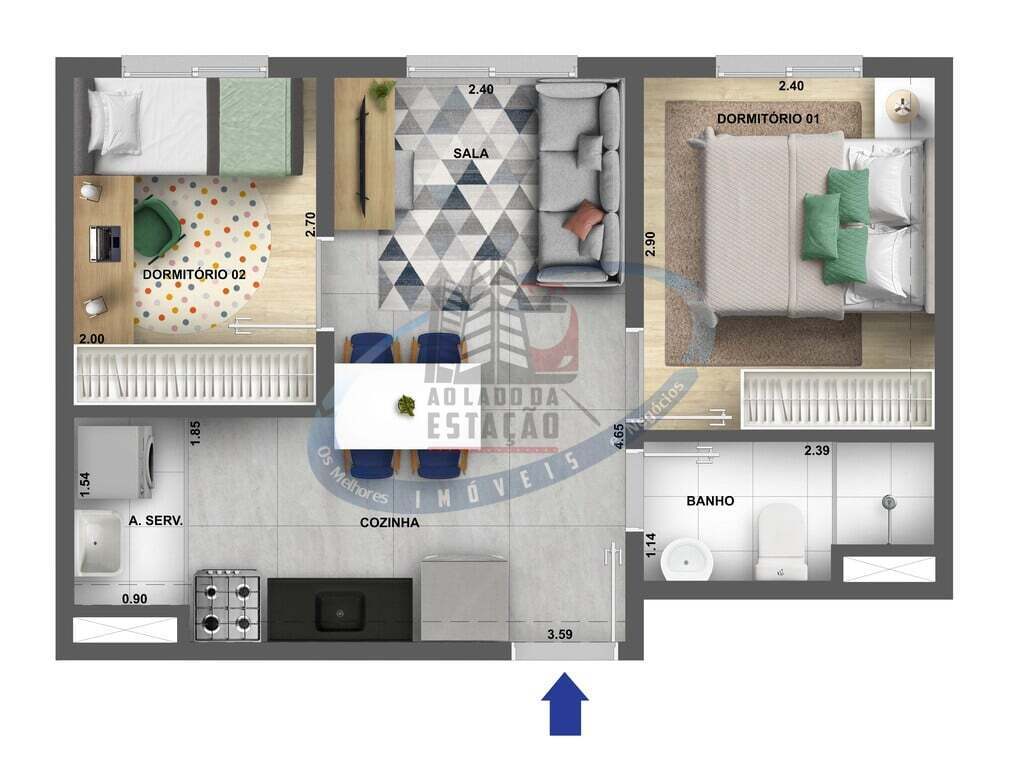 Apartamento, 1 quarto, 34 m² - Foto 26