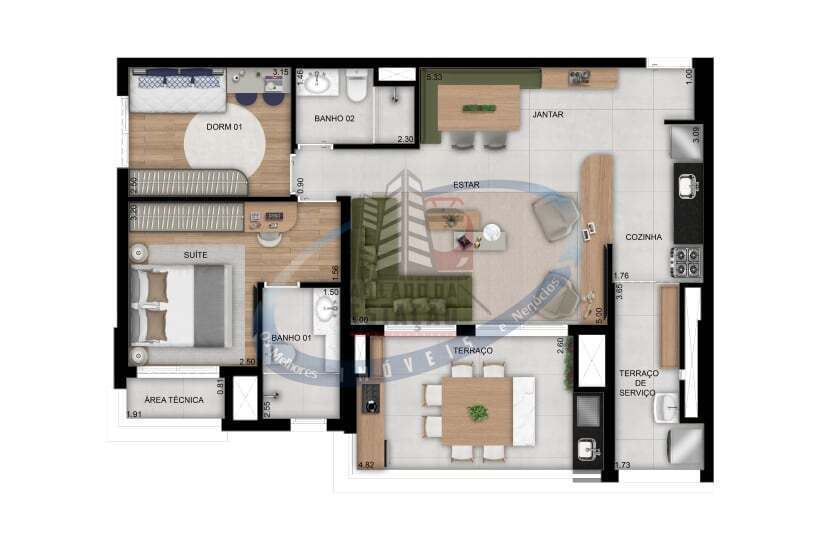 Apartamento, 3 quartos, 88 m² - Foto 32