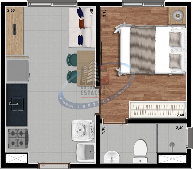 Apartamento, 2 quartos, 33 m² - Foto 22