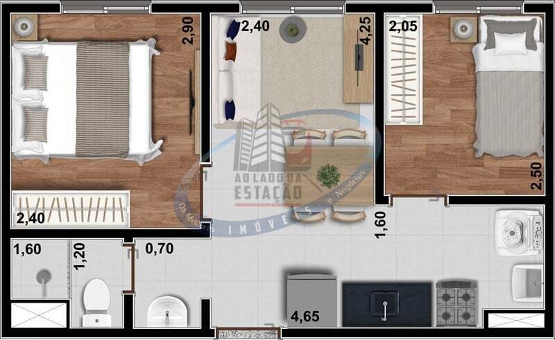 Apartamento, 2 quartos, 33 m² - Foto 25