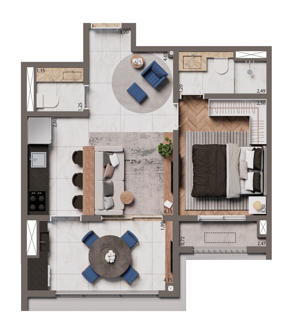 Apartamento, 2 quartos, 67 m² - Foto 16