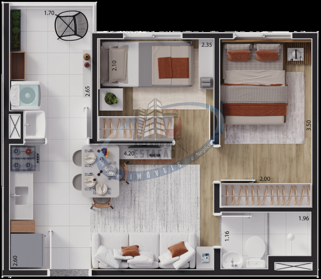 Apartamento à venda com 1 quarto, 34m² - Foto 15
