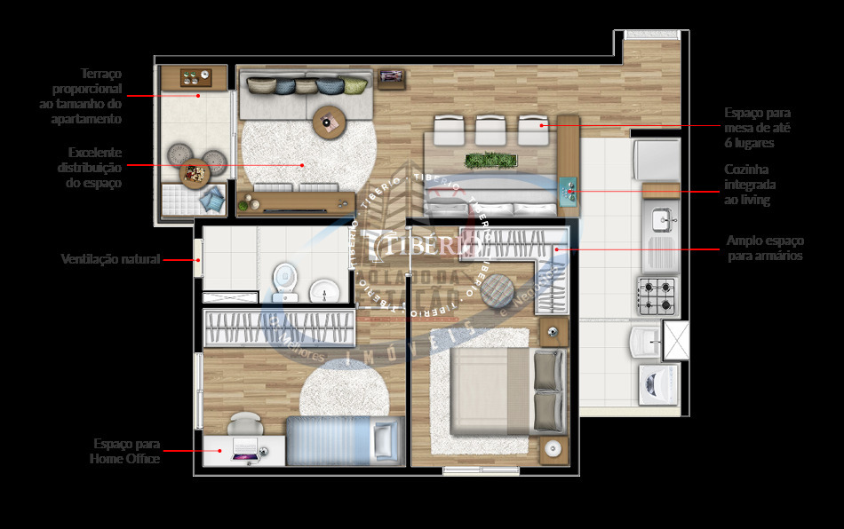 Apartamento à venda com 2 quartos, 51m² - Foto 34