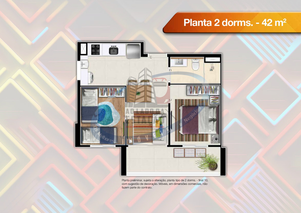 Apartamento, 2 quartos, 42 m² - Foto 19