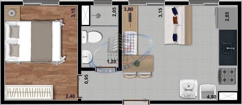 Apartamento, 1 quarto, 25 m² - Foto 23