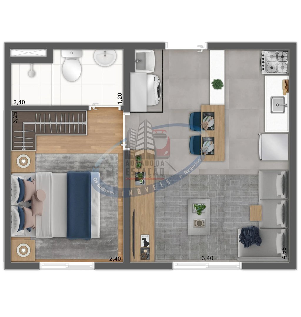 Apartamento à venda com 2 quartos, 34m² - Foto 33